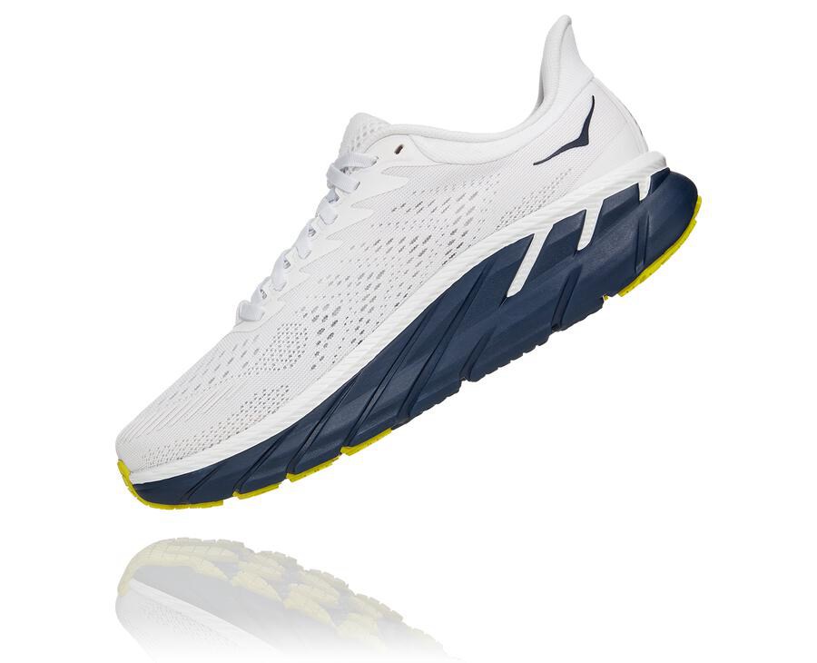 Hoka One One ランニングシューズ レディース 白/黒 - クリフトン 7 - KB8152693